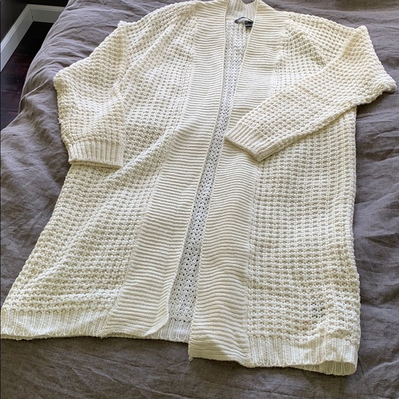 Red Dress Boutique Sweaters - White Chunky Cardigan NWOT